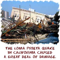 the loma prieta quake in california caused a great deal of property damage